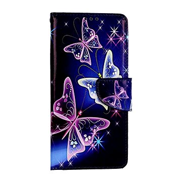 

TopQ Honor Magic6 Lite 5G knížkové Modré s motýlky 126024