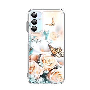 

TopQ Image Samsung A15 Image pevný Růže s motýlem 128678