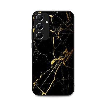 

TopQ LUXURY Samsung A15 pevný Marble černo-zlatý 128822