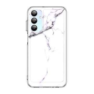 

TopQ Samsung A15 pevný Mramor bílý 128680