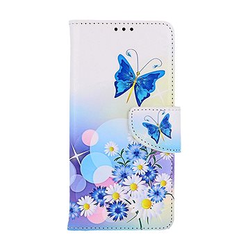 

TopQ Samsung A55 knížkové Bílé s motýlkem 126435