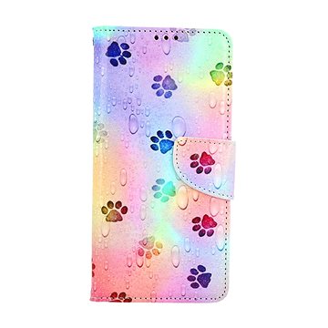 

TopQ Samsung A55 knížkové Tlapky 126441