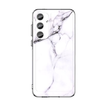 

TopQ Samsung A55 pevný Mramor bílý 126470