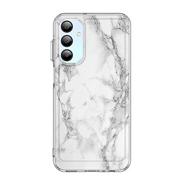 

TopQ STYLE Samsung A15 pevný Mramor bílý 128704