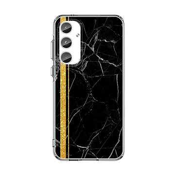

TopQ STYLE Samsung A55 pevný Mramor černo-zlatý 126246