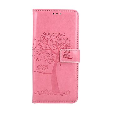 

TopQ Xiaomi Redmi 13C knížkové Růžový strom sovičky 127732