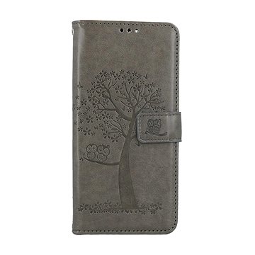 

TopQ Xiaomi Redmi Note 13 Pro knížkové Šedý strom sovičky 127735