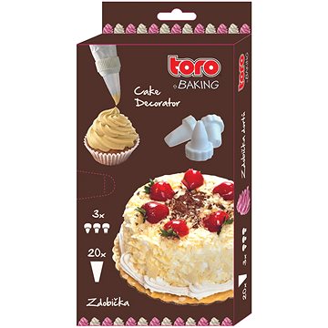 

TORO ZDOBÍCÍ SÁČEK, 32X17,5CM, 20KS, TRYSKY 3KS