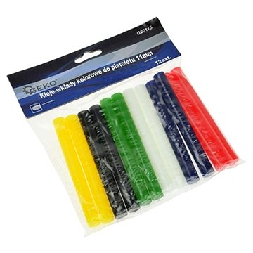 

GEKO Tavné tyčinky barevné 11mm 12ks