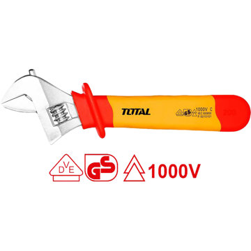 

Total Klíč elektrikářský nastavitelný, 250 mm, 1000 V, industrial