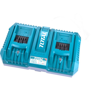 

Total Nabíječka pro 2 baterie, 20V Li-ion, industrial