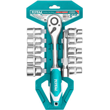 

Total Hlavice nástrčné 1/2", sada 12 ks, industrial, CrV