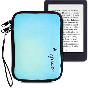 

KW Mobile - Smile Heart - KW5033507 - Univerzální pouzdro pro čtečky 6" - tyrkysové