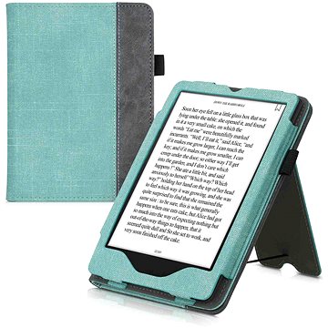 

KW Mobile - Double Leather - KW5626101 - Pouzdro pro Amazon Kindle Paperwhite 5 (2021) - grey, mint