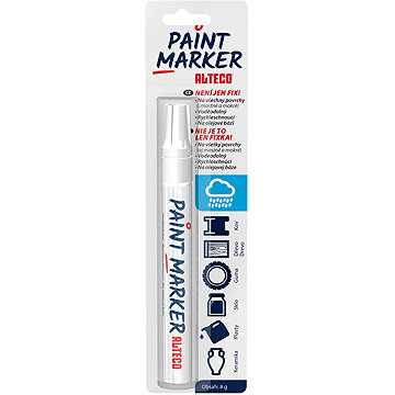 

ALTECO Paint Marker bílý popisovač