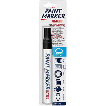 

ALTECO Paint Marker černý popisovač