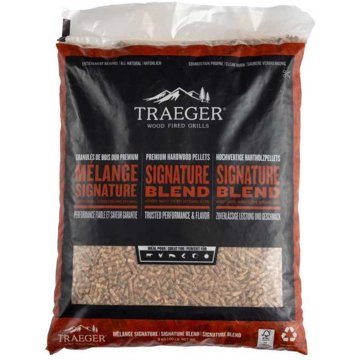 

TRAEGER Pelety dřevěné, univerzální směs dřev, FSC Signature Blend Pellets, 9 Kg
