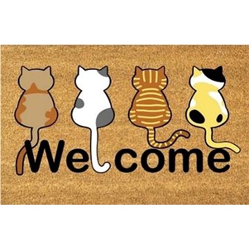 

Home Elements - Rohožka Welcome kočky