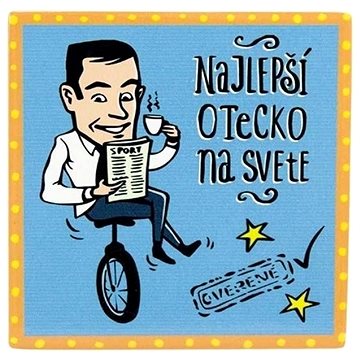 

GiftyCity Podtácek 11 cm keramika Najlepší otecko SK