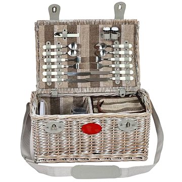

ARÔME HOME Piknikový koš pro 4 osoby, přírodní