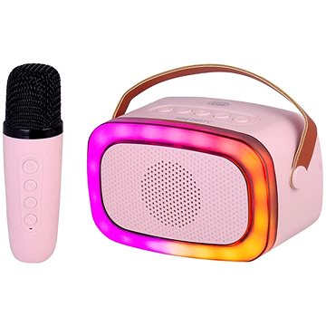 

Trevi XR 8A01 +BT Miniparty Karaoke speaker růžový
