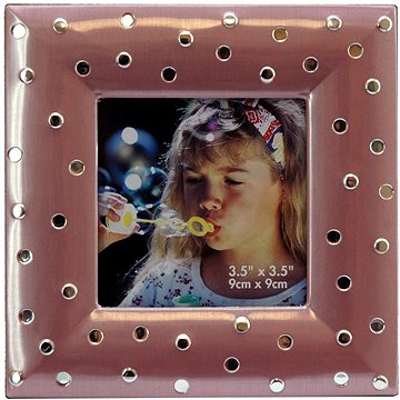 

TRADAG Fotorámeček 9 × 9 cm, růžový
