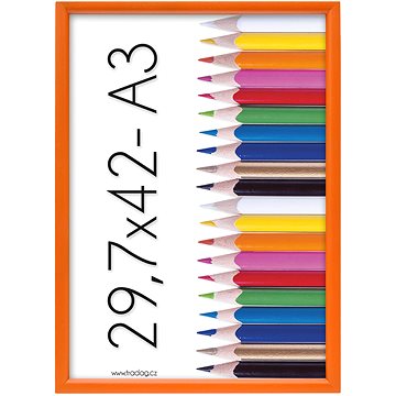 

TRADAG Polaris oranžový 29,7 x 42 /A3/plexi