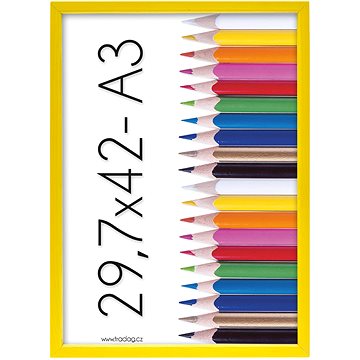

TRADAG Polaris žlutý 29,7 x 42 /A3/plexi
