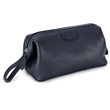 

Truefitt & Hill Gentleman's Washbag, kožená kosmetická taška modrá