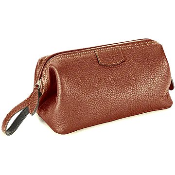 

Truefitt & Hill Havana Gentleman's Washbag, kožená kosmetická taška hnědá