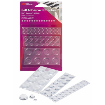 

3M Bumpon sada ochranných dorazů 7,9 × 2,2 mm 20 ks, 12,7 × 3,5 mm 14 ks, 19,1 × 4,1 mm 8 ks