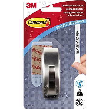 

3M Command™ samolepící háček z leštěného hliníku, nosnost 1400 g