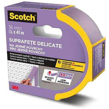 

3M Scotch™ univerzální maskovací páska 36 mm × 41 m, provedení 2080 - na jemné povrchy