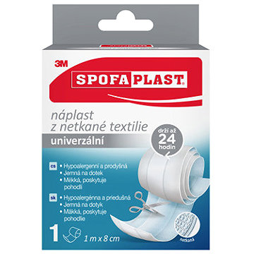 

3M Spofaplast Náplast z netkané textilie 864, 1 m × 8 cm, 1 ks