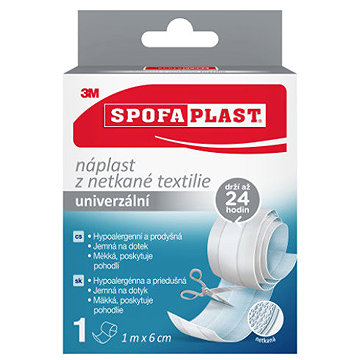 

3M Spofaplast Náplast z netkané textilie 854, 1 m × 6 cm, 1 ks