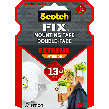 3M Scotch-FIX™ Oboustranná extrémní interiérová montážní páska PGS05-1950-P, 19 mm × 5 m