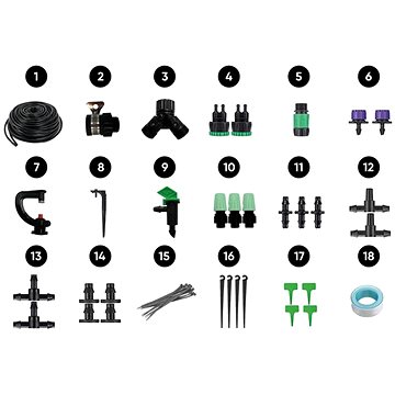 

Tesla Irrigation Accessories Set