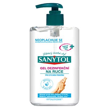 SANYTOL Dezinfekční gel Sensitive 250 ml - Antibakteriální gel