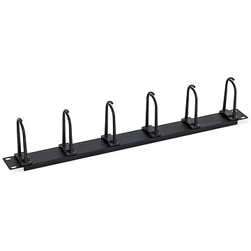 

Triton RAX-VP-X11-A1 - 19‘‘ vyvazovací panel 1U, 6× háček velký, černý