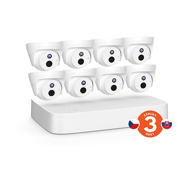 Tenda K8P-4CR Video PoE Security Kit 4MP, 8-kanálový 4MP PoE NVR + 8 ks 4MP PoE venkovních kamer s I