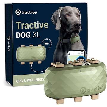 

Tractive DOG XL, zelený