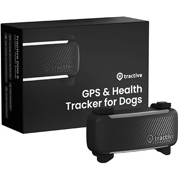 

Tractive DOG 6 – GPS lokátor pro psy a monitor zdraví, černý