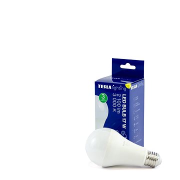 

Tesla - LED žárovka BULB E27, 17W, 230V, 2100lm, 25 000h, 3000K teplá bílá 220st