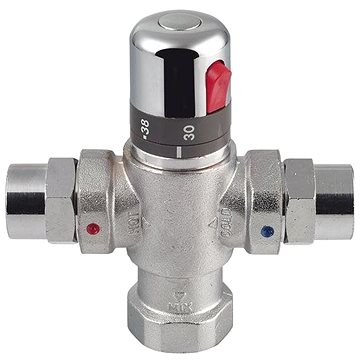 

SAPHO Termostatický směšovač 1" pro 4 až 8 odběrných míst, chrom TMTCOM
