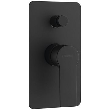 

SAPHO PAX podomítková sprchová baterie, 2 výstupy, černá mat XA42/15
