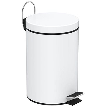 

AQUALINE SIMPLE LINE odpadkový koš kulatý 3l, bílá 28103