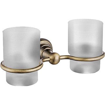 

SAPHO DIAMOND dvojitá sklenka, bronz