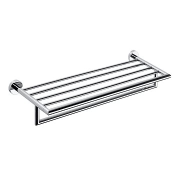 

SAPHO X-ROUND polička na ručníky s hrazdou 650x215x110mm, chrom