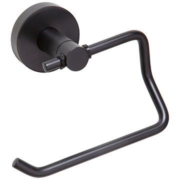 

SAPHO X-ROUND BLACK držák toaletního papíru bez krytu, černá