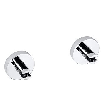 

SAPHO X-ROUND E pár držáků poličky bez skla, 8 mm, chrom